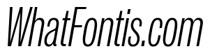 IvyGrotesque Condensed Light Italic