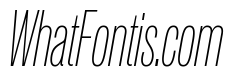 IvyGrotesque Compressed Thin Italic