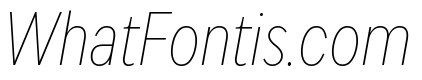 IvyEpic Condensed Thin Italic
