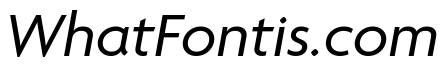 Agenda One Regular Italic