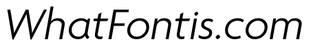 Agenda One Light Italic