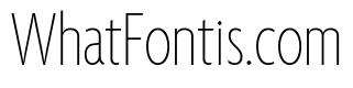 Agenda One Extra Condensed Thin