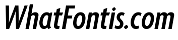 Agenda One Extra Condensed Semi Bold Italic