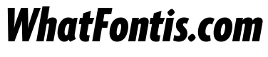 Agenda One Extra Condensed Black Italic