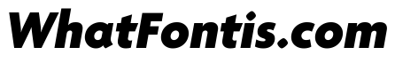 Agenda One Extra Bold Italic