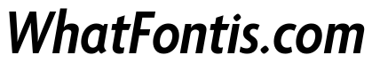 Agenda One Condensed Semi Bold Italic