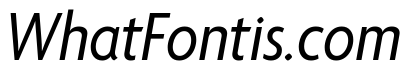 Agenda One Condensed Regular Italic