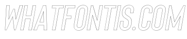 Bison Outline Italic