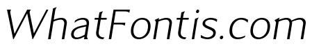 Menomonia Light Italic