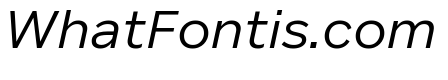 Custom Sans Regular Italic