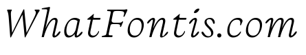 Almada Extra Light Italic
