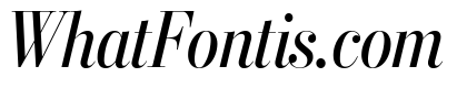 Stilson Display Condensed Regular Italic