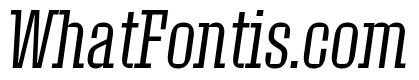 Roster Compressed Light Italic