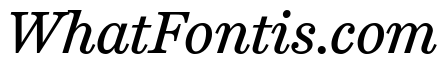 Miller Daily Three Regular Italic