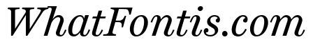 Miller Daily Regular Italic