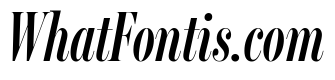 Miller Banner Extra Compressed Semi Bold Italic
