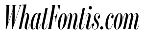 Miller Banner Extra Compressed Regular Italic