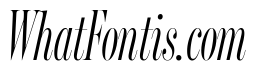 Miller Banner Extra Compressed Light Italic