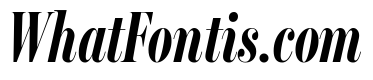 Miller Banner Extra Compressed Bold Italic