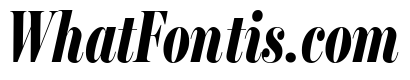 Miller Banner Extra Compressed Black Italic