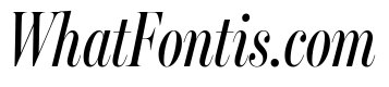 Miller Banner Compressed Regular Italic