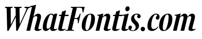 Fenway Banner Extra Condensed Semi Bold Italic