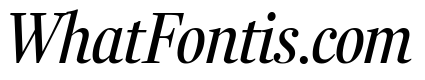 Fenway Banner Condensed Regular Italic