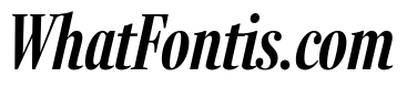 Fenway Banner Compressed Semi Bold Italic