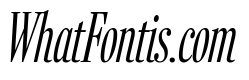 Fenway Banner Compressed Light Italic