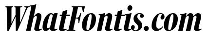 Fenway Banner Compressed Bold Italic