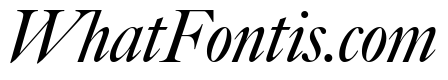Big Caslon CC Regular Italic
