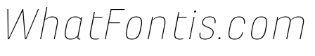 Marianina Semi Extended Thin Italic