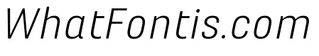 Marianina Semi Extended Light Italic