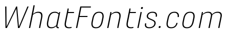 Marianina Semi Extended Extra Light Italic