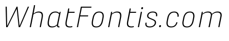 Marianina Extended Extra Light Italic