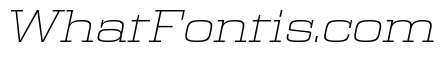 Egitto Wide Extra Light Italic