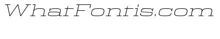 Egitto Super Wide Extra Light Italic