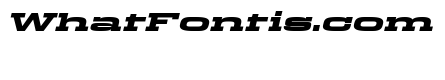 Egitto Super Wide Extra Bold Italic