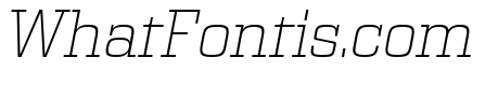 Egitto Semi Extended Extra Light Italic