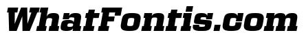 Egitto Semi Extended Extra Bold Italic