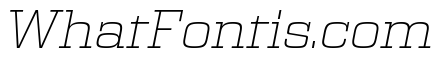 Egitto Extended Extra Light Italic