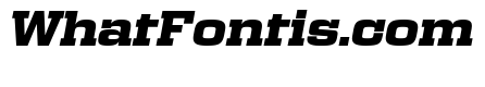 Egitto Extended Extra Bold Italic
