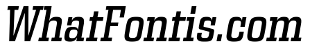 Egitto Condensed Medium Italic
