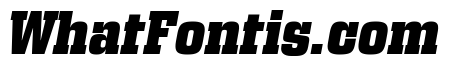 Egitto Condensed Extra Bold Italic