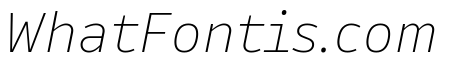 Drive Prop Thin Italic