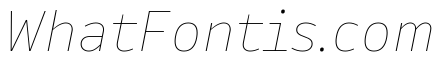 Drive Prop Hairline Italic