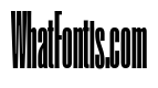 Super Condensed Compressed Bold