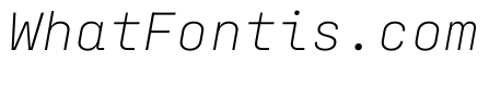 Config Mono Italic