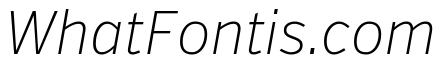 Verb Condensed Extra Light Italic