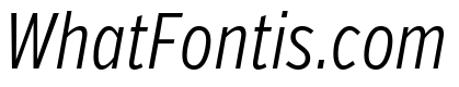 Verb Compressed Light Italic